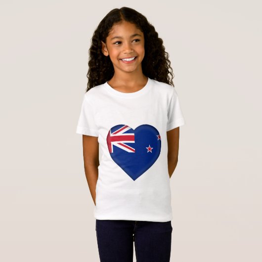 Nieuw-Zeelandse vlag T-shirt (Voorkant volledig)
