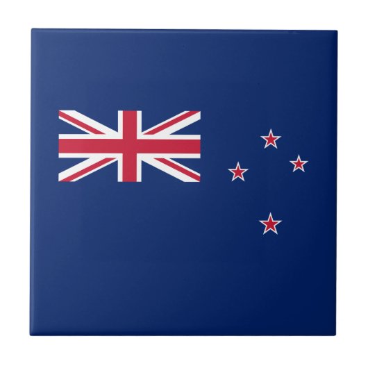 Nieuw-Zeelandse vlag Tegeltje (Voorkant)
