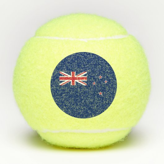 Nieuw-Zeelandse vlag Tennisballen (Voorkant)