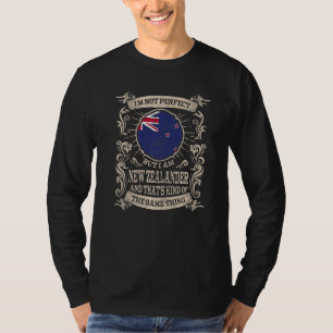 Nieuw-Zeelandse Vlag Trotse Nieuw-Zeelanders Manne T-shirt