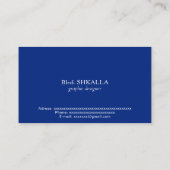 Nieuw-Zeelandse vlag Visitekaartje (Achterkant)