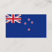 Nieuw-Zeelandse vlag Visitekaartje (Voorkant)