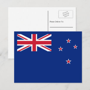 Nieuw-Zeelandse vlag, Vlag van Nieuw-Zeeland Briefkaart