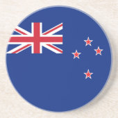 Nieuw-Zeelandse vlag Zandsteen Onderzetter (Voorkant)