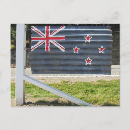 Nieuw-Zeelandse vlaggenhek Briefkaart (Voorkant)
