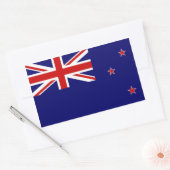 Nieuw-Zeelandse vlaggensticker Rechthoekige Sticker (Envelop)