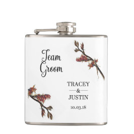 Nieuw-Zeelandse vlasbloem heupfles