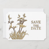 Nieuw-Zeelandse vlasbloem Save the Date (Achterkant)