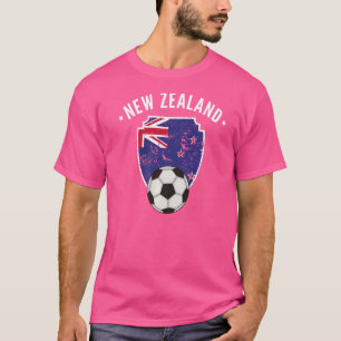 Nieuw-Zeelandse voetbalvlag Football Nieuw-Zeeland T-shirt