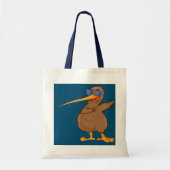 Nieuw-Zeelandse vogellover Dabbing Kiwi Bird Da Da Tote Bag (Voorkant)