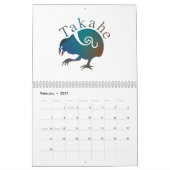 Nieuw-Zeelandse vogels Kalender (Feb 2027)