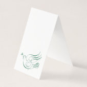 Nieuw-Zeelandse Vogels Kerstmis Kaart (Achterkant)