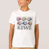 NIEUW-ZEELANDSE VOGELS KIWI shirt (Voorkant)