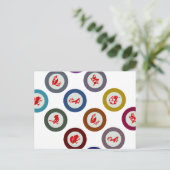 Nieuw-Zeelandse vogels postkaart (Staand voorkant)