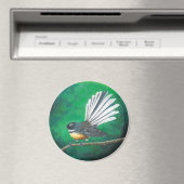 Nieuw-Zeelandse waaierstaart (piwakawaka) - Magnet (Insitu (Vaatwasser))