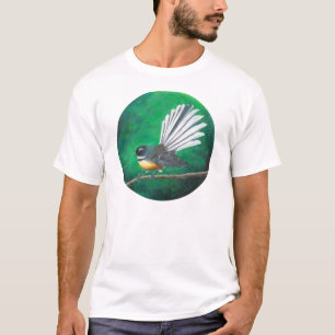 Nieuw-Zeelandse waaierstaart (piwakawaka) - T-Shir T-shirt