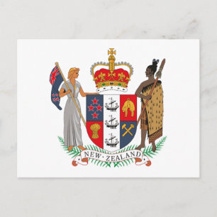 Nieuw-Zeelandse wapenschild Briefkaart