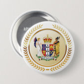 Nieuw-Zeelandse wapenstilstand Ronde Button 7,6 Cm (Voorkant /achterkant)