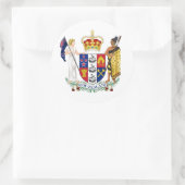 Nieuw-Zeelandse wapenstilstand Ronde Sticker (Tas)