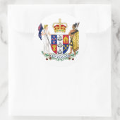 Nieuw-Zeelandse wapenstilstand Ronde Sticker (Tas)