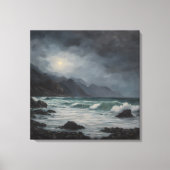 Nieuw-Zeelandse westkust - stretched canvas Print (Voorkant)