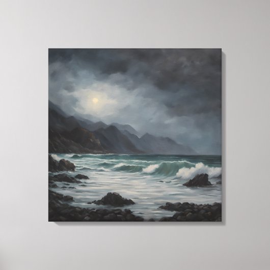 Nieuw-Zeelandse westkust - stretched canvas Print (Voorkant)