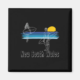 Nieuw Zuid-Wales Surfen Strand Surf Jongen Meisje Magneet