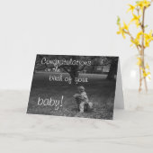 Nieuw Zwart-wit Baby, Kaart (Gele Bloem)