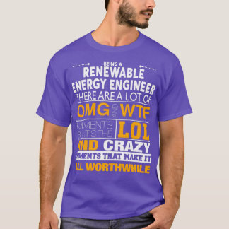 NIEUWBARE ENERGIE ENGINEER BEST COLLECTIE 2017 T-SHIRT