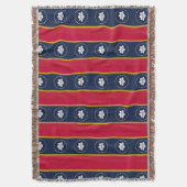 Nieuwe 2020 Mississippi-vlagstapes Deken (Voorkant Verticaal)