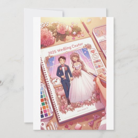 Nieuwe 2025 Wedding Creator Gids" Feestdagenkaart (Voorkant)