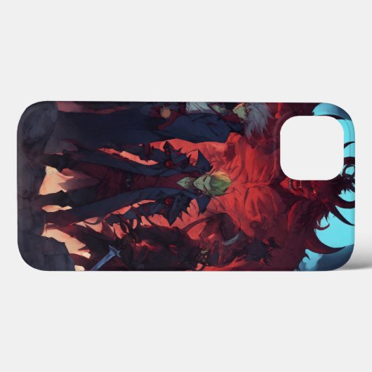 Nieuwe 5 demon geprint Case-Mate iPhone case (Achterkant (horizontaal))
