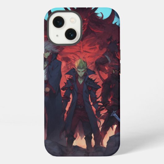 Nieuwe 5 demon geprint iPhone hoesje (Achterkant)