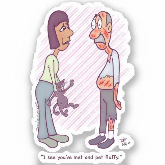 Nieuwe aangepaste pet Square cut Sticker (Voorkant)