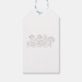 Nieuwe aangepaste tekstLogo cadeaukaartjes Cadeaulabel (Voorkant)