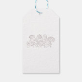 Nieuwe aangepaste tekstLogo cadeaukaartjes Cadeaulabel (Achterkant)