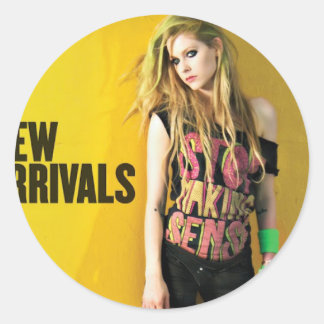 Nieuwe aankomst ronde sticker