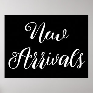 Nieuwe Aankomst Teken, Winkel Signage, Boutique Poster