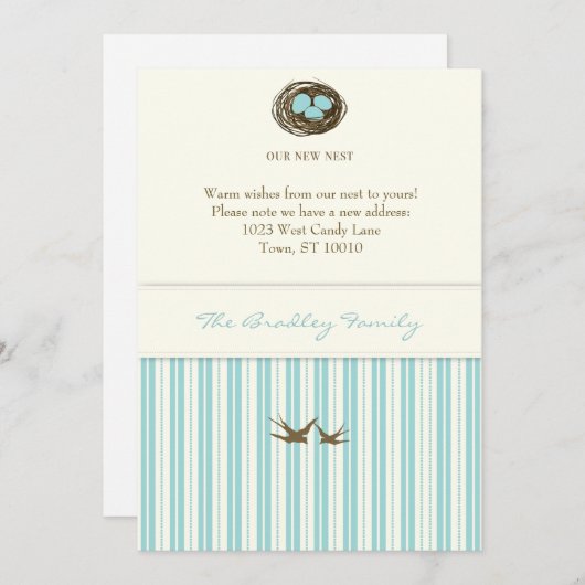 Nieuwe aankondiging nesten (Voorkant / Achterkant)