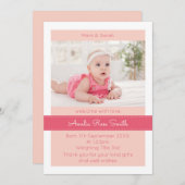 Nieuwe aankondiging van een meisje voor baby's/bed (Voorkant / Achterkant)