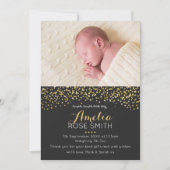 Nieuwe aankondiging van een meisje voor baby's/bed (Voorkant)