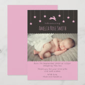 Nieuwe aankondiging van een meisje voor baby's/bed (Voorkant / Achterkant)