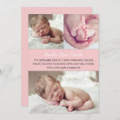 Nieuwe aankondiging van een meisje voor baby's/bed (Voorkant / Achterkant)