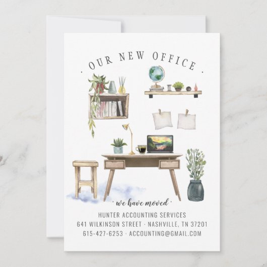 Nieuwe aankondiging van Kantoor-beweging (Voorkant)