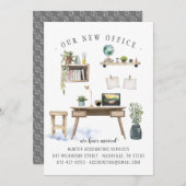 Nieuwe aankondiging van Kantoor-beweging (Voorkant / Achterkant)