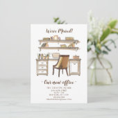 Nieuwe aankondiging van Kantoor-beweging (Staand voorkant)