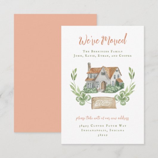 Nieuwe aankondigingen voor beweging thuis (Voorkant / Achterkant)