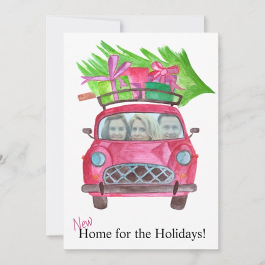 Nieuwe, aanpasbare fotokaart voor thuisgebruik kaart (Voorkant)