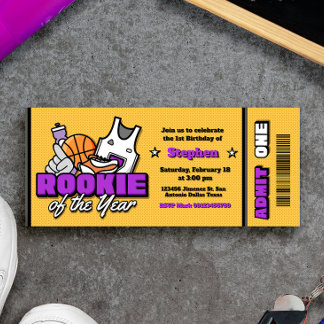 Nieuwe aanwinst van het jaar - Eerste verjaardagsk Kaart