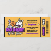 Nieuwe aanwinst van het jaar - Eerste verjaardagsk Kaart (Voorkant)